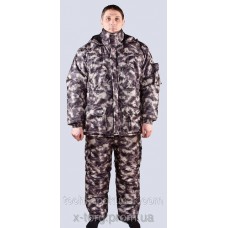 Зимний костюм теплый "Пепел" (камуфляжный) - удобен для охотников и рыбаков Зимний костюм теплый "Пепел" (камуфляжный) - удобен для охотников и рыбаков