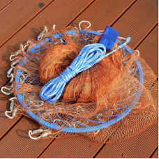 Кастингова сітка, парашют з нитки Ø4,8м яч.20мм (Свинцевий грузик)